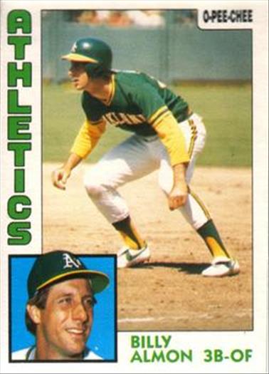 1984 O-Pee-Chee Baseball Cards 241     Billy Almon